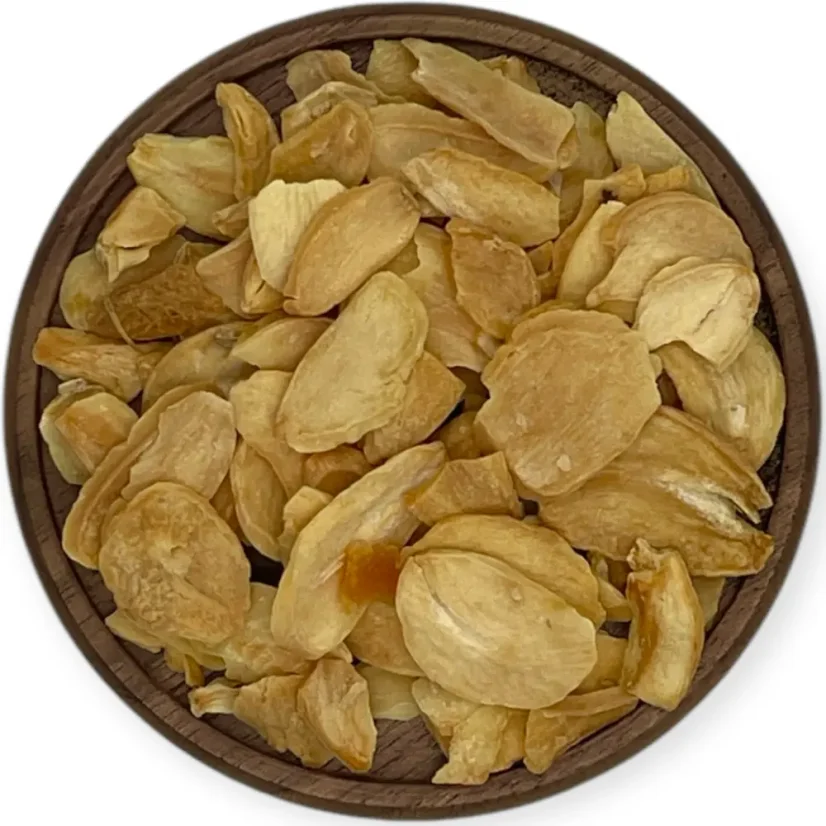 Česnek plátky – sušený česnek pro polévky, omáčky a marinády 🧄 - Hmotnost:: 100 g