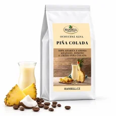 Zrnková káva Piňa Colada – 100% brazilská arabica s exotickou chutí  ananasu a kokosu