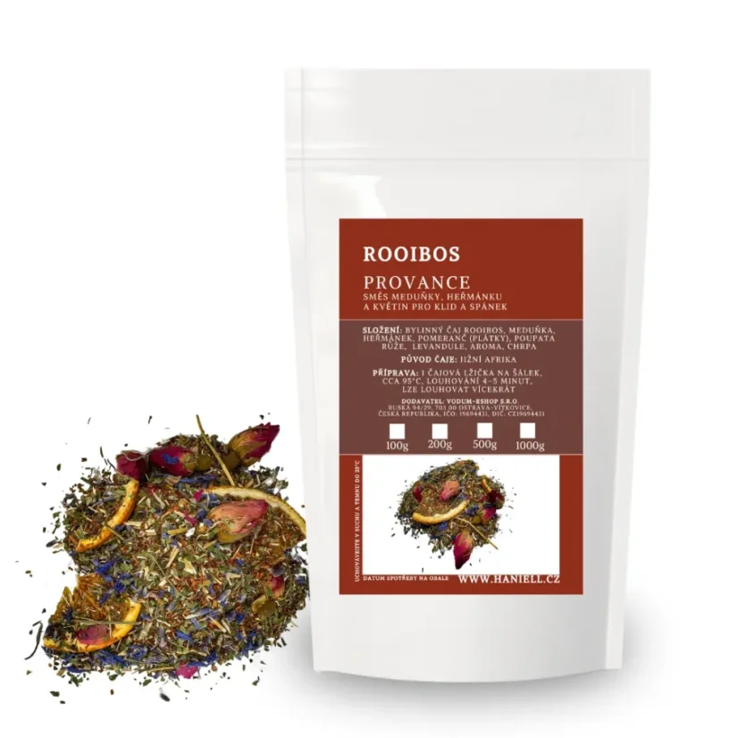 Čaj Rooibos Provance – klid a harmonie v šálku
