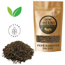 Pepř barevný drcený 50 g – směs čtyř pepřů pro univerzální použití
