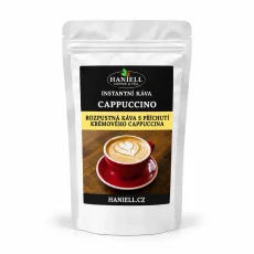 Rozpustná káva Cappuccino – jemná pěna a plná chuť z indické robusty