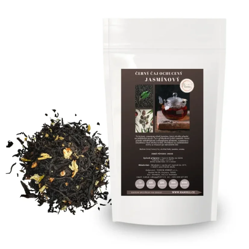 Černý čaj Jasmínový – omamná vůně pro klidnou mysl