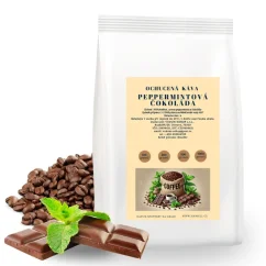 Káva Peppermintová čokoláda – 100% brazilská arabica s osvěžující chutí čokolády a máty