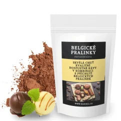 Rozpustná káva Belgické pralinky – sladká elegance v každém doušku