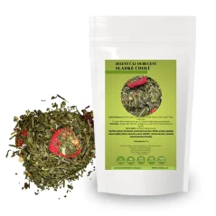 Zelený čaj Sladké údolí – jahody, jablka a pomeranč v každém doušku