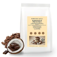 Káva Kokosové pralinky – 100% brazílska arabica s exotickou chuťou kokosu a čokolády