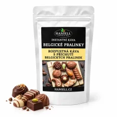 Rozpustná káva Belgické pralinky – sladká elegance v každém doušku