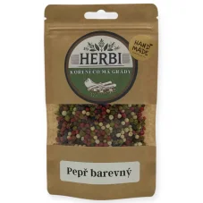 Pepř barevný – směs čtyř pepřů na steaky, omáčky a saláty 🌈🧂🥩