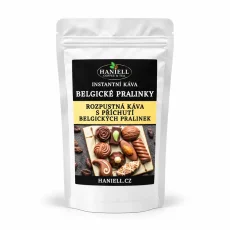 Rozpustná káva Belgické pralinky – sladká elegance v každém doušku