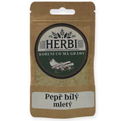 Čierne korenie biele mleté – jemné korenie do omáčok, rýb a cestovín 🧂🥣🐟🍝