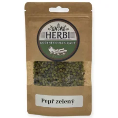 Pepř zelený celý – jemnější pepř na steaky, omáčky a ryby 🌿🥩🐟