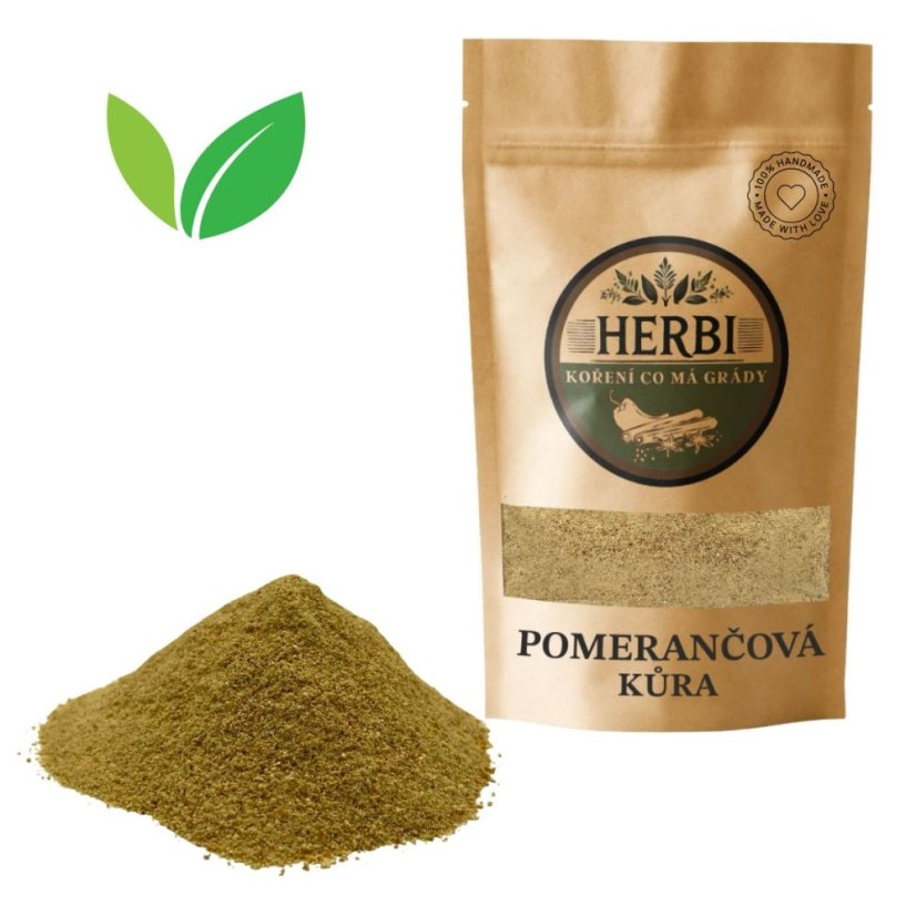 Pomerančová kůra sušená – voňavý citrus pro pečení, čaje i marinády, 20 g