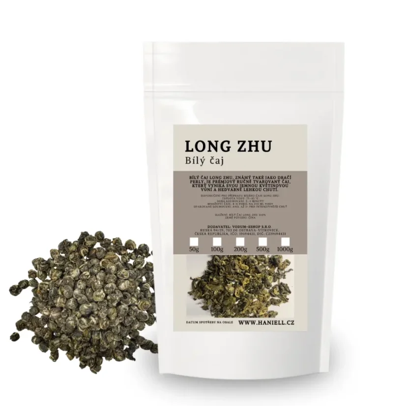 Bílý čaj Long Zhu – královská elegance v každém šálku - Hmotnost: 1000 g