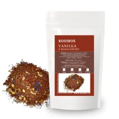 Čaj Rooibos Vanilka z Madagaskaru – sladká harmónia ovocia a vanilky