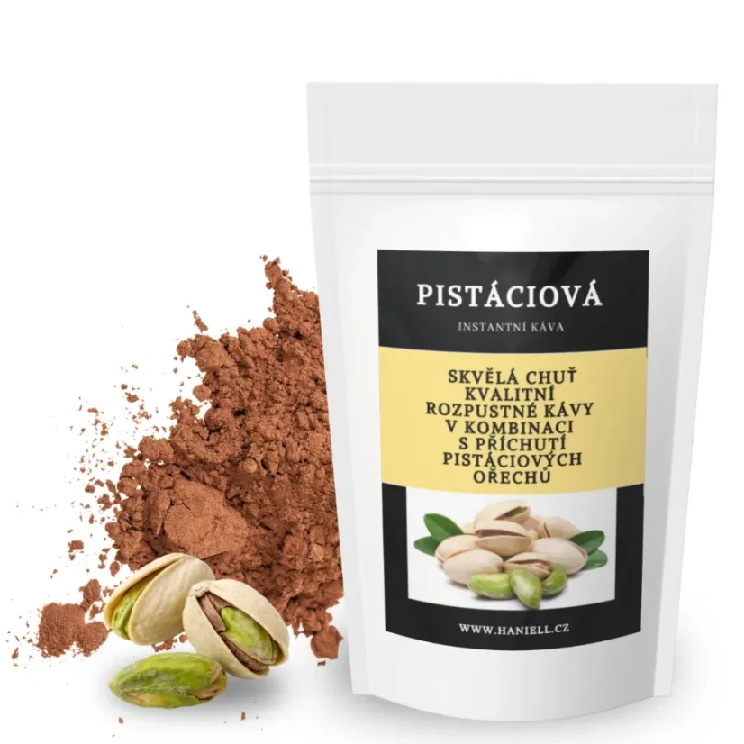 Rozpustná káva Pistáciová – sladká harmónia s orieškovým nádychom Rozpustná káva Pistáciová – sladká harmónia s orieškovým nádychom
