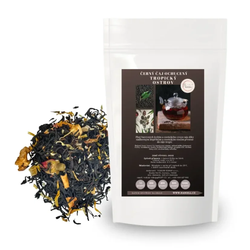 Černý čaj Tropický ostrov – exotika v každém doušku