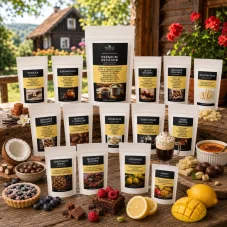 Poďme žiť: Štrnásť chutí na cestách (Veľký dovolenkový kávový set 14×25g + 200g)