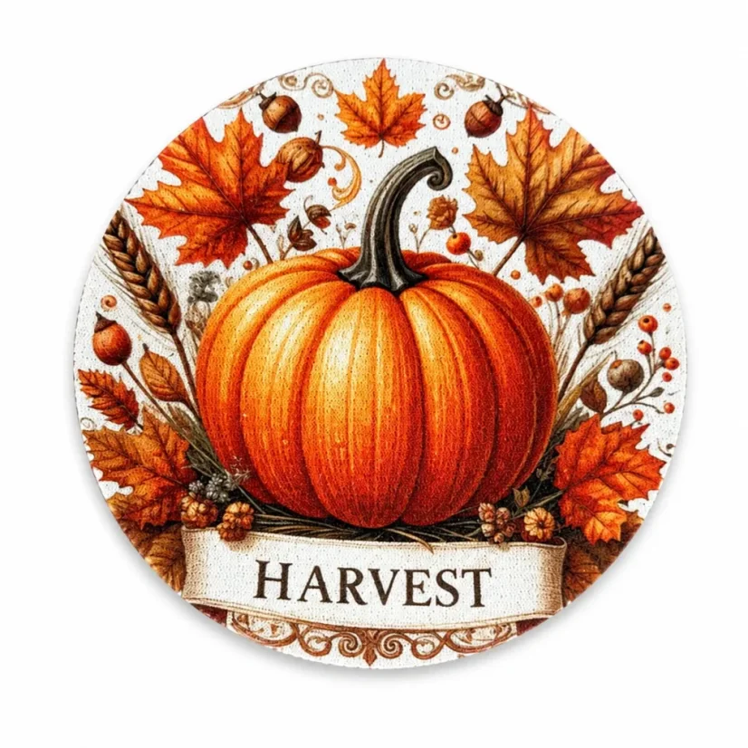 Dárková sada October Coffee – káva,koření  Pumpkin Spice a dýňový podtácek