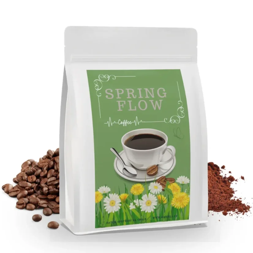 Káva Spring Flow – svěží jarní směs s jemně ovocnou chutí a plným tělem Káva Spring Flow – svěží jarní směs s jemně ovocnou chutí a plným tělem