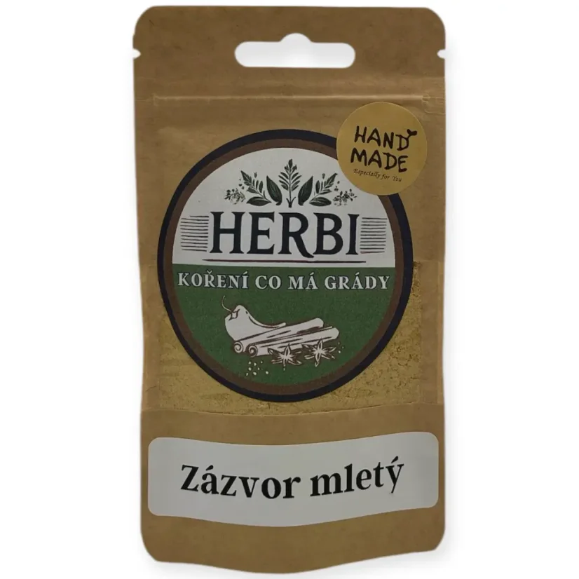 Zázvor mletý  – pikantní koření s citrusovou svěžestí - Hmotnost:: 20 g