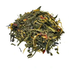 Zelený čaj Desert Bohů – mango, papája a květinová harmonie