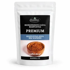 Bezkofeinová rozpustná káva Premium – čistá káva bez aromat