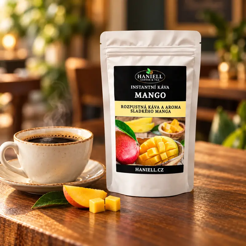 Rozpustná káva Mango – exoticky šťavnatá chuť