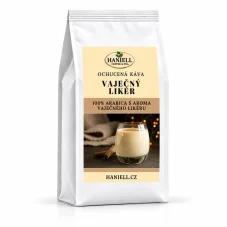 Zrnková káva Vaječný likér – 100% brazilská arabica s vaječným likérem
