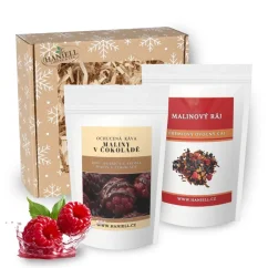 Dárková sada Malinový duet – když se sladkost potká s elegancí