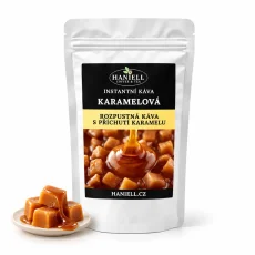 Rozpustná káva Karamel – jemná sladkost s krémovým závěrem