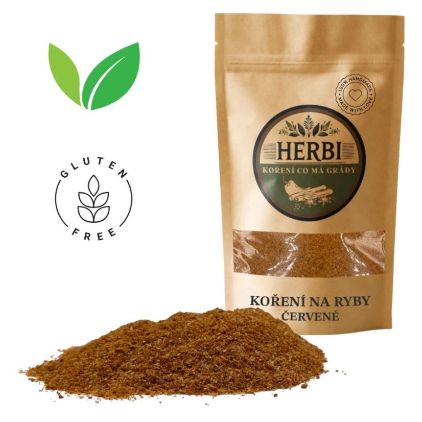Korenenie na ryby červené 50 g – jemne pikantná zmes s citrusovým nádychom