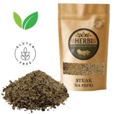 Steak na pepři – směs tří pepřů s česnekem a chilli pro maso i zeleninu, 50 g