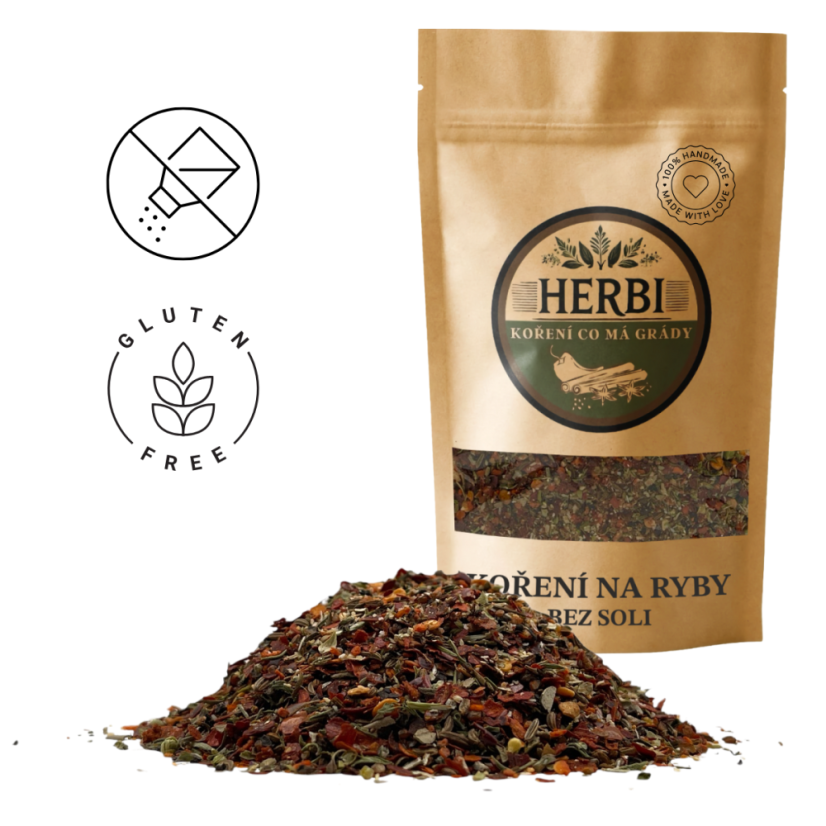 Koření na ryby bez soli – jemná bylinková směs 50g