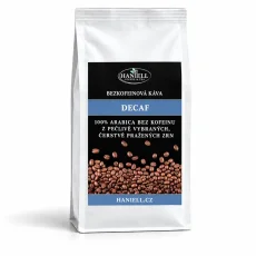 Káva DECAF Brazílie Swiss Water – bezkofeinová 100% arabica s čokoládovo-karamelovou chutí