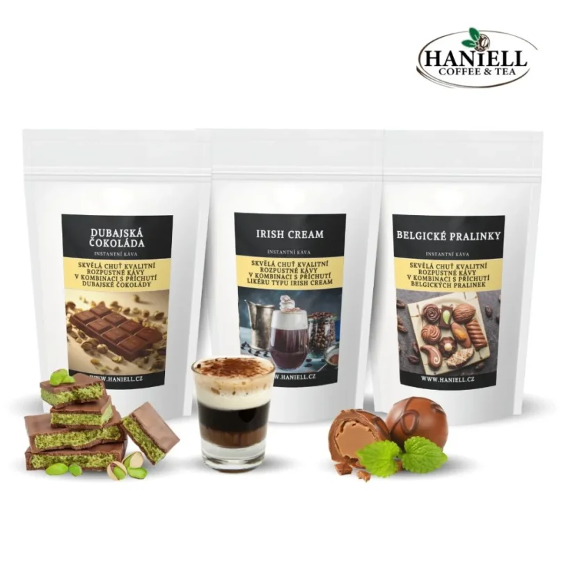 Mini kávová rozkoš – ochutnávka tří chutí ☕🍫