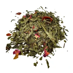 Zelený čaj Sakura – jemná harmonie třešní a květů růží