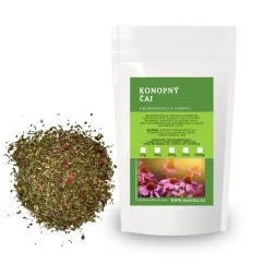Konopný čaj s echinaceou a chrpou – síla imunity a klid mysli