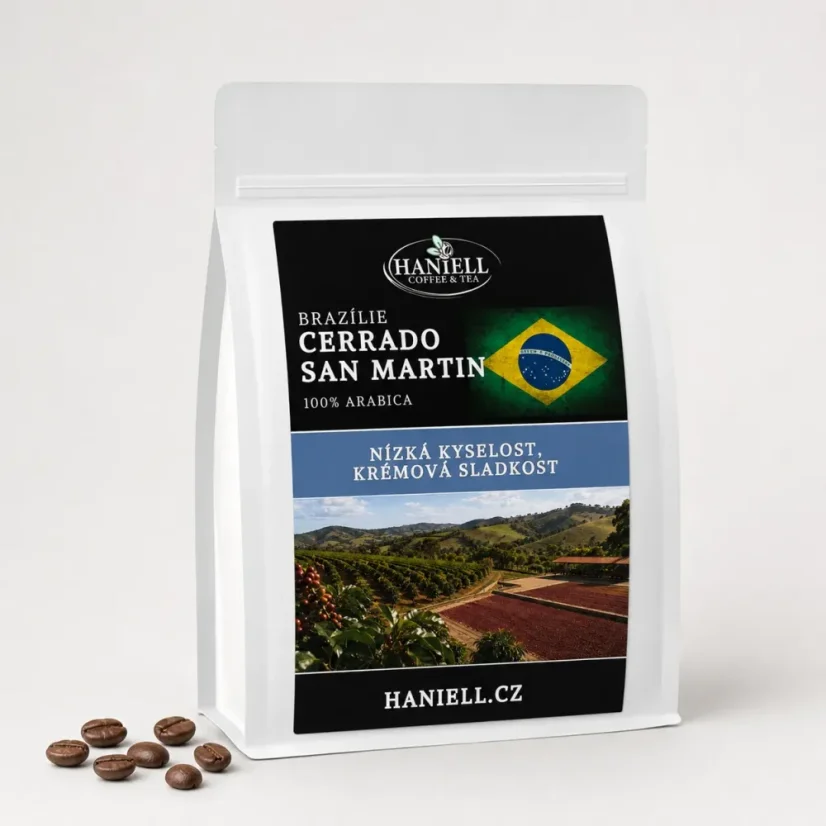 Brazílie Cerrado San Martin – výběrová káva z rodinné farmy