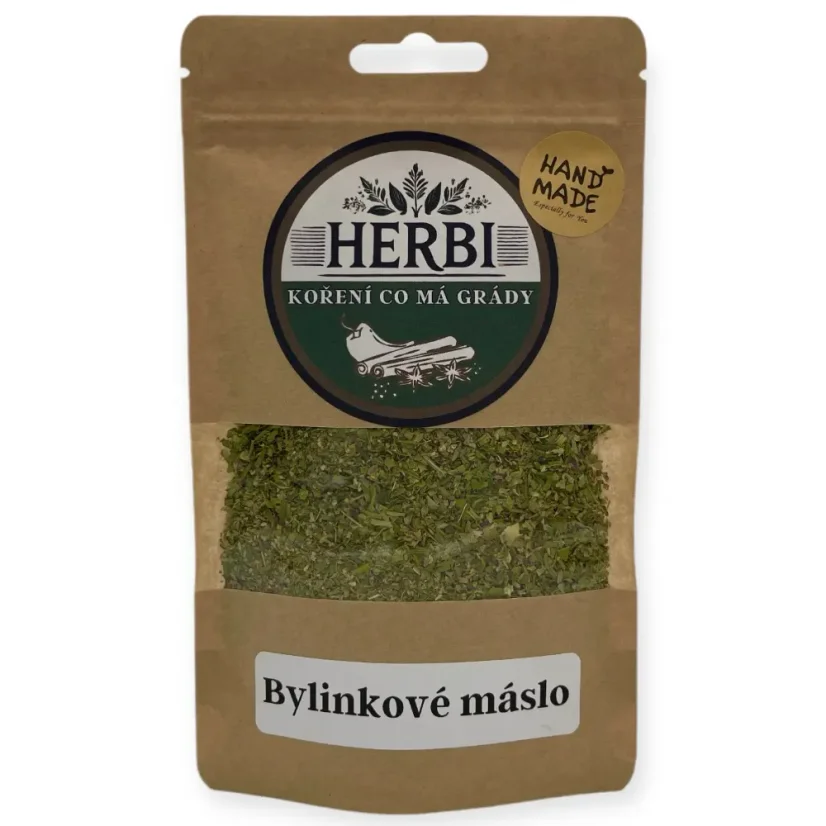 Bylinkové máslo – aromatická směs na domácí máslo a omáčky - Hmotnost:: 50 g