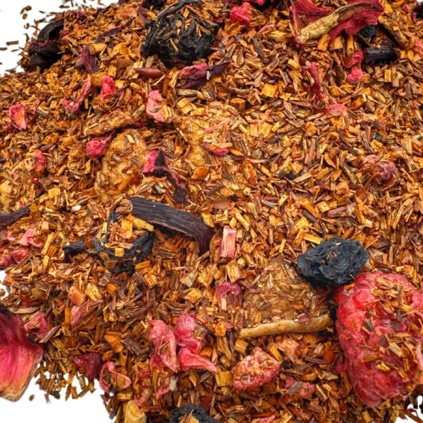 Čaj Rooibos Malinový ráj – Vitamínová nálož v každém šálku