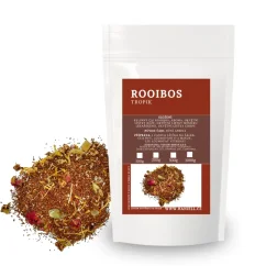 Čaj Rooibos Tropik – čaj života s exotickou chuťou ovocia a kvetov