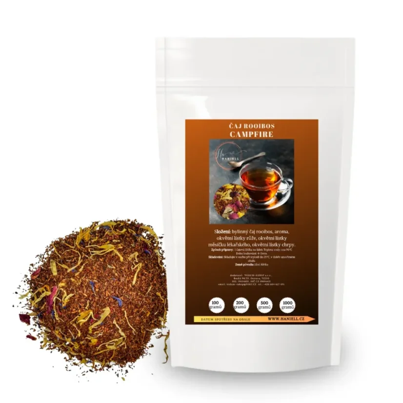 Čaj Rooibos Campfire – Harmonie přírody v každém doušku