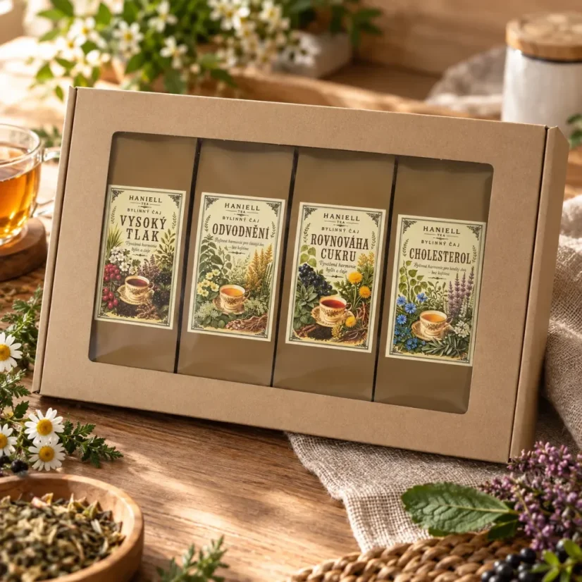 Bylinková péče pro rovnováhu – dárková sada 4× 50 g