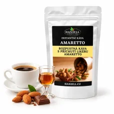 Rozpustná káva Amaretto mandľová harmónia v šálke