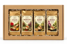 Bylinková péče pro vitalitu – dárková sada 4× 50 g