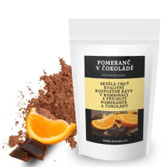 Rozpustná káva Pomaranč v čokoláde – svieži citrus a čokoládové pokušenie