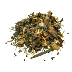 Míchaný čaj Osm pokladů – královská směs zeleného, bílého a žlutého čaje s ovocem