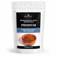 Bezkofeinová rozpustná káva Premium – čistá káva bez aromat