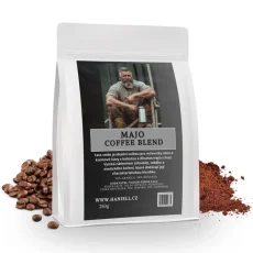 Káva Haniell MAJO Coffee Blend – silná, vyvážená zmes s korenistým arómom
