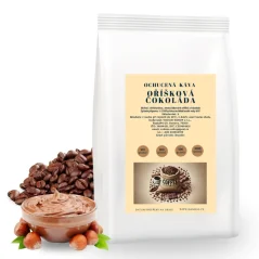 Káva Oříšková čokoláda – 100% brazilská arabica s jemnou čokoládovo-oříškovou chutí